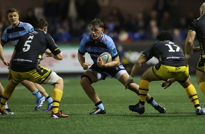 301124 - Cardiff Rugby v Dragons RFC - United Rugby Championship - Alex Mann of Cardiff 