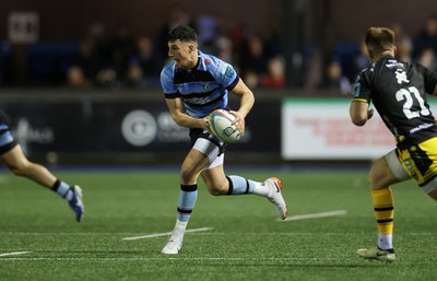 301124 - Cardiff Rugby v Dragons RFC - United Rugby Championship - Ellis Bevan of Cardiff 