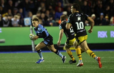 301124 - Cardiff Rugby v Dragons RFC - United Rugby Championship - Cameron Winnett of Cardiff 