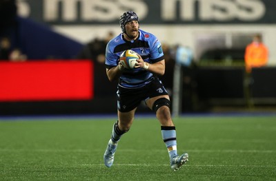 301124 - Cardiff Rugby v Dragons RFC - United Rugby Championship - Alun Lawrence of Cardiff 