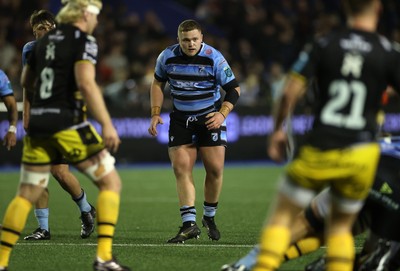 301124 - Cardiff Rugby v Dragons RFC - United Rugby Championship - Rhys Litterick of Cardiff 