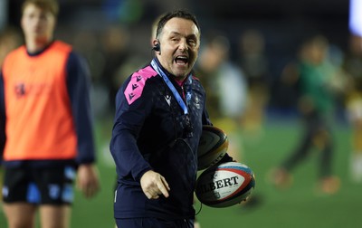 301124 Cardiff Rugby v Dragons RFC, United Rugby Championship - Cardiff Rugby head coach Matt Sherratt