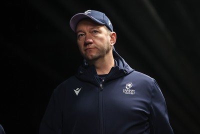 251025 - Cardiff Rugby v Edinburgh - United Rugby Championship - Cardiff Rugby Head Coach Corniel van Zyl 