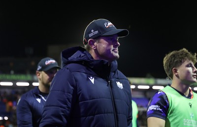 251025 - Cardiff Rugby v Edinburgh - United Rugby Championship - Edinburgh Rugby Head Coach Sean Everitt 