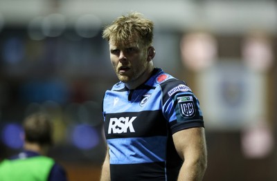 251025 - Cardiff Rugby v Edinburgh - United Rugby Championship - Josh McNally of Cardiff 