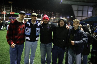 251025 - Cardiff Rugby v Edinburgh - United Rugby Championship - Fans at full time