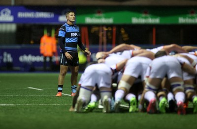 251025 - Cardiff Rugby v Edinburgh - United Rugby Championship - Callum Sheedy of Cardiff 