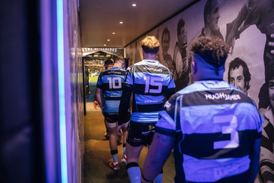 251025 - Cardiff Rugby v Edinburgh - United Rugby Championship - Jacob Beetham of Cardiff 