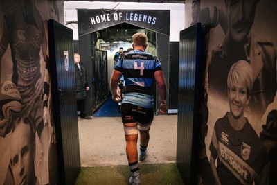 251025 - Cardiff Rugby v Edinburgh - United Rugby Championship - Josh McNally of Cardiff 
