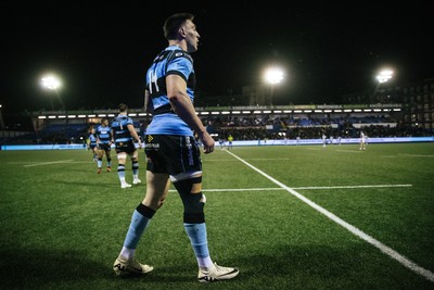 251025 - Cardiff Rugby v Edinburgh - United Rugby Championship - Josh Adams of Cardiff 