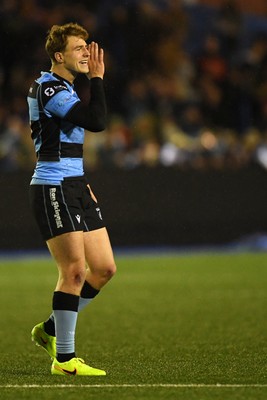 251025 - Cardiff Rugby v Edinburgh Rugby - United Rugby Championship - Jacob Beetham of Cardiff Rugby