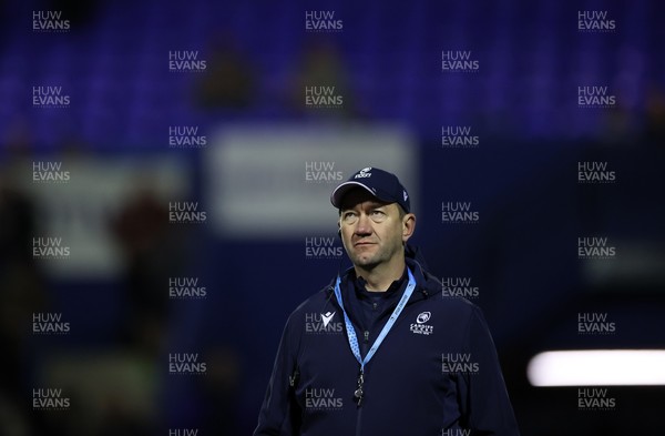 251025 - Cardiff Rugby v Edinburgh - United Rugby Championship - Cardiff Rugby Head Coach Corniel van Zyl 
