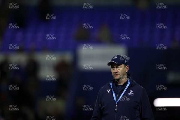 251025 - Cardiff Rugby v Edinburgh - United Rugby Championship - Cardiff Rugby Head Coach Corniel van Zyl 