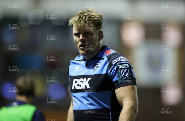 251025 - Cardiff Rugby v Edinburgh - United Rugby Championship - Josh McNally of Cardiff 