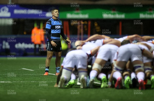 251025 - Cardiff Rugby v Edinburgh - United Rugby Championship - Callum Sheedy of Cardiff 