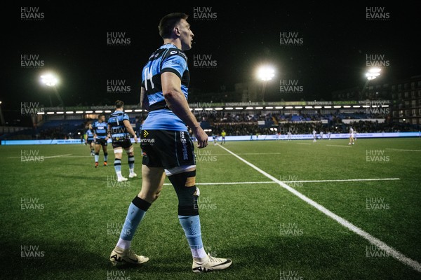 251025 - Cardiff Rugby v Edinburgh - United Rugby Championship - Josh Adams of Cardiff 