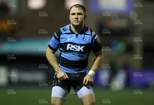251025 - Cardiff Rugby v Edinburgh - United Rugby Championship - Ioan Lloyd of Cardiff 