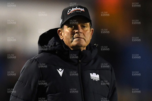 251025 - Cardiff Rugby v Edinburgh Rugby - United Rugby Championship - Sean Everitt, Edinburgh Head Coach