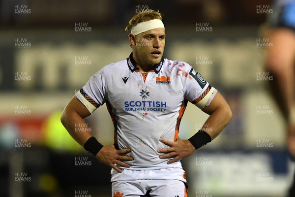 251025 - Cardiff Rugby v Edinburgh Rugby - United Rugby Championship - Dylan Richardson of Edinburgh