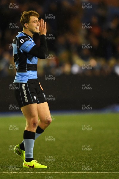 251025 - Cardiff Rugby v Edinburgh Rugby - United Rugby Championship - Jacob Beetham of Cardiff Rugby