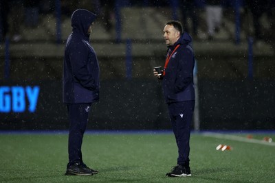 210325 - Cardiff Rugby v Emirates Lions - United Rugby Championship - Cardiff Rugby Head Coach Matt Sherratt 