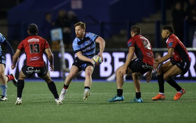 210325 - Cardiff Rugby v Emirates Lions - United Rugby Championship - Rory Jennings of Cardiff 