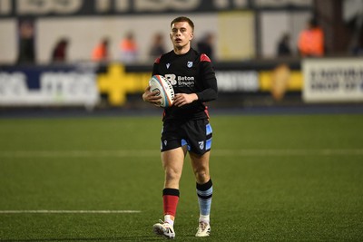 210325 - Cardiff Rugby v Emirates Lions - United Rugby Championship - Cam Winnet of Cardiff