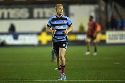 210325 - Cardiff Rugby v Emirates Lions - United Rugby Championship - Johan Mulder of Cardiff