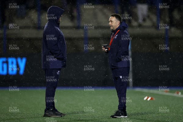 210325 - Cardiff Rugby v Emirates Lions - United Rugby Championship - Cardiff Rugby Head Coach Matt Sherratt 