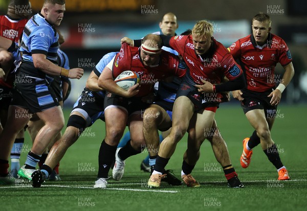 210325 - Cardiff Rugby v Emirates Lions - United Rugby Championship - PJ Botha of Lions 