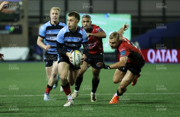 210325 - Cardiff Rugby v Emirates Lions - United Rugby Championship - Cameron Winnett of Cardiff 