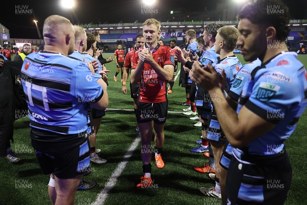 210325 - Cardiff Rugby v Emirates Lions - United Rugby Championship - Dejected Richard Kriel of Lions at full time