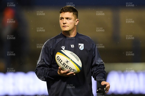 210325 - Cardiff Rugby v Emirates Lions - United Rugby Championship - Callum Sheedy of Cardiff