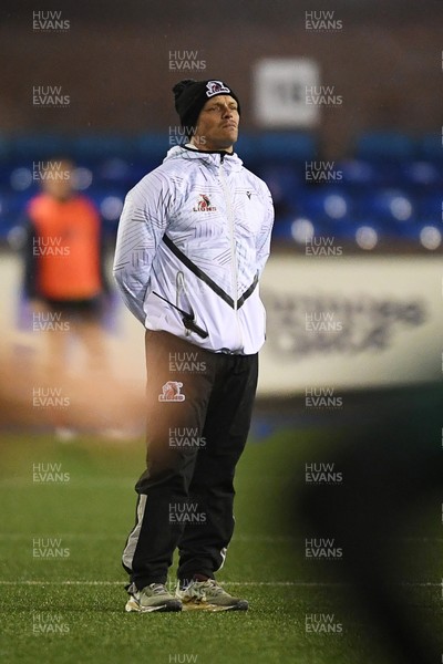 210325 - Cardiff Rugby v Emirates Lions - United Rugby Championship - Ivan Van Rooyen, Emirates Lions head coach