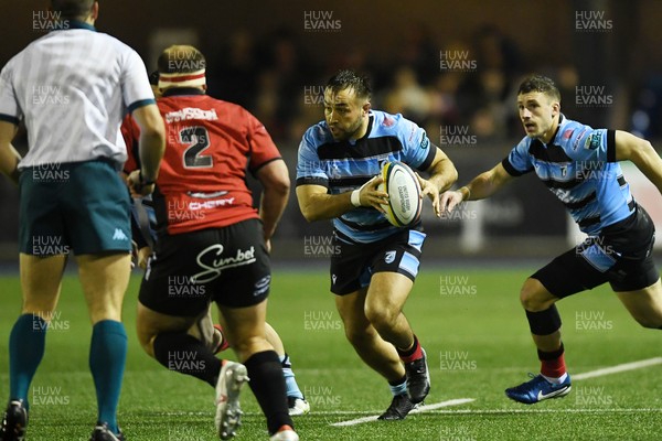 210325 - Cardiff Rugby v Emirates Lions - United Rugby Championship - Laim Belcher of Cardiff