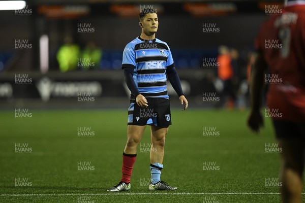 210325 - Cardiff Rugby v Emirates Lions - United Rugby Championship - Callum Sheedy of Cardiff