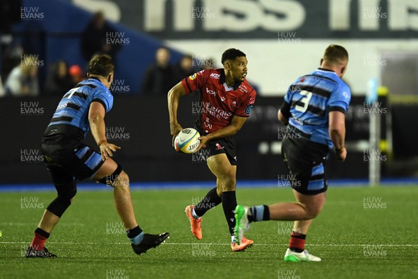 210325 - Cardiff Rugby v Emirates Lions - United Rugby Championship - Gianni Lombard of Emirates Lions