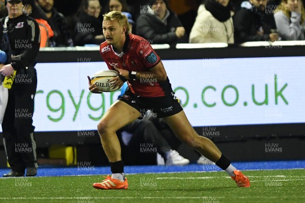 210325 - Cardiff Rugby v Emirates Lions - United Rugby Championship - Richard Kriel of Emirates Lions