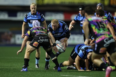 270925 - Cardiff Rugby v Emirates Lions - United Rugby Championship - Keiron Assiratti of Cardiff 