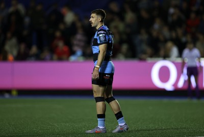 270925 - Cardiff Rugby v Emirates Lions - United Rugby Championship - Harri Millard of Cardiff 