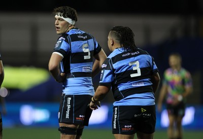 270925 - Cardiff Rugby v Emirates Lions - United Rugby Championship - Teddy Williams of Cardiff 