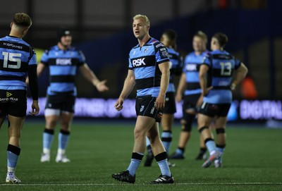 270925 - Cardiff Rugby v Emirates Lions - United Rugby Championship - Johan Mulder of Cardiff 