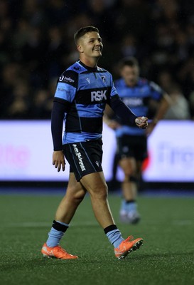 270925 - Cardiff Rugby v Emirates Lions - United Rugby Championship - Callum Sheedy of Cardiff 