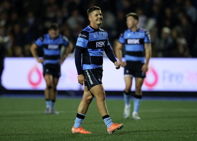 270925 - Cardiff Rugby v Emirates Lions - United Rugby Championship - Callum Sheedy of Cardiff 