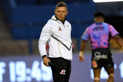 270925 - Cardiff Rugby v Emirates Lions - United Rugby Championship - Ivan van Rooyen, Lions head coach 
