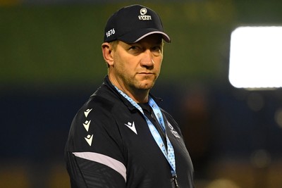 270925 - Cardiff Rugby v Emirates Lions - United Rugby Championship - Cardiff interim head coach, Corniel Van Zyl