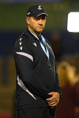 270925 - Cardiff Rugby v Emirates Lions - United Rugby Championship - Cardiff interim head coach, Corniel Van Zyl