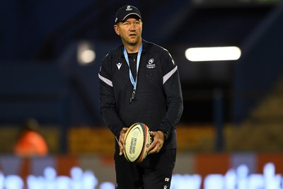 270925 - Cardiff Rugby v Emirates Lions - United Rugby Championship - Cardiff interim head coach, Corniel Van Zyl
