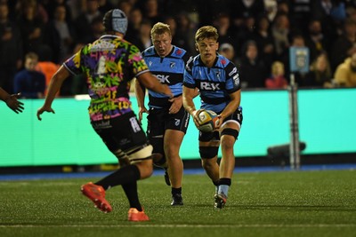 270925 - Cardiff Rugby v Emirates Lions - United Rugby Championship - Alex Mann of Cardiff Rugby