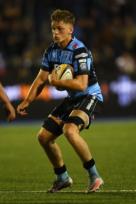 270925 - Cardiff Rugby v Emirates Lions - United Rugby Championship - Alex Mann of Cardiff Rugby